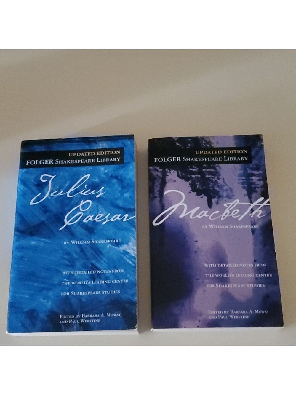 Two Books By William Shakespeare Macbeth Julius Caesar Vguc